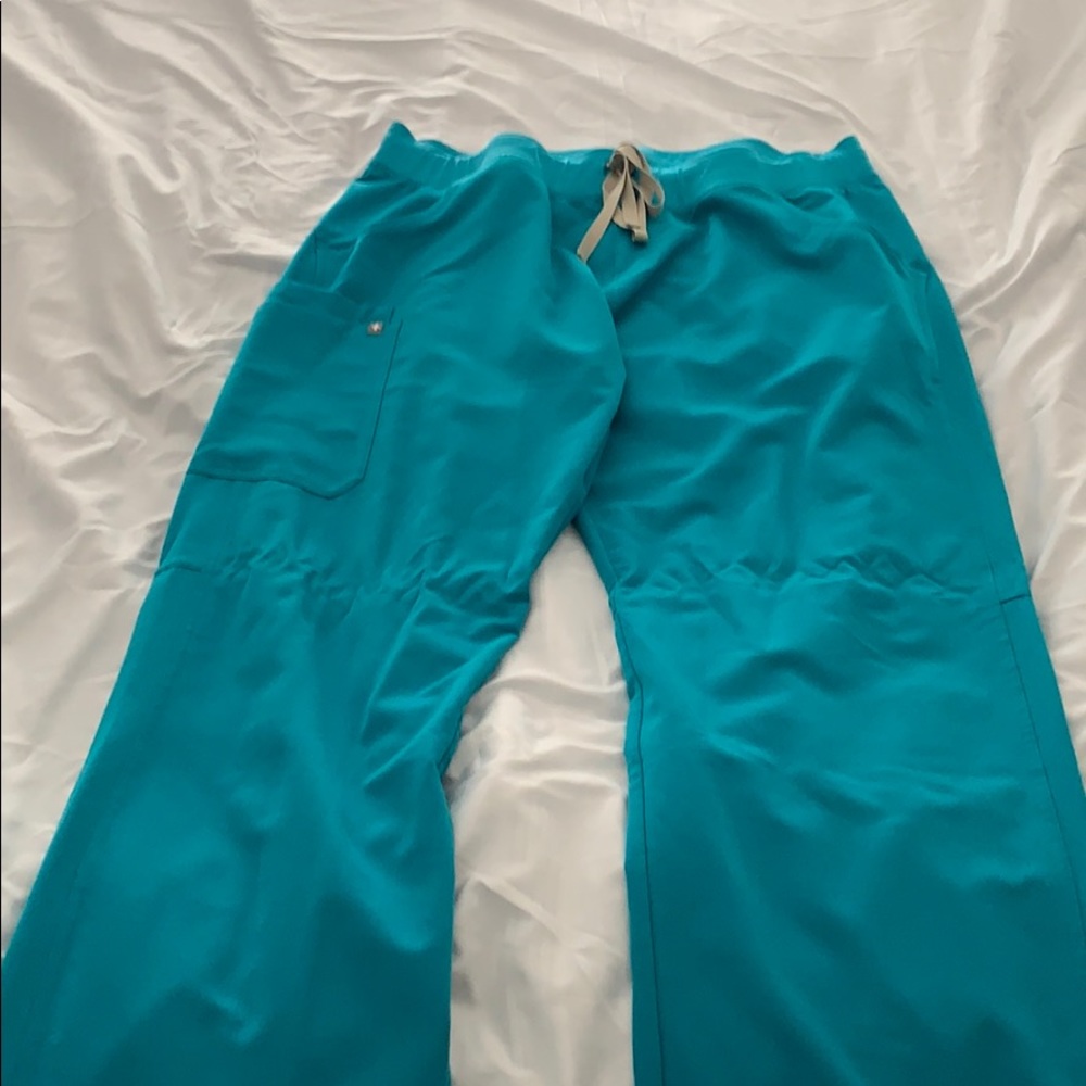 XL Tall Teal Kade Scrub Pants
